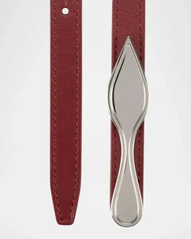 Christian Louboutin Bettina Reversible Leather Belt | Thumbnail 4