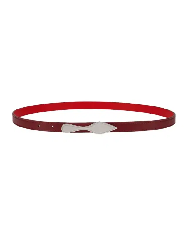 Christian Louboutin Bettina Reversible Leather Belt