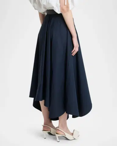 Givenchy Asymmetric Handkerchief Midi Flare Skirt | Thumbnail 3