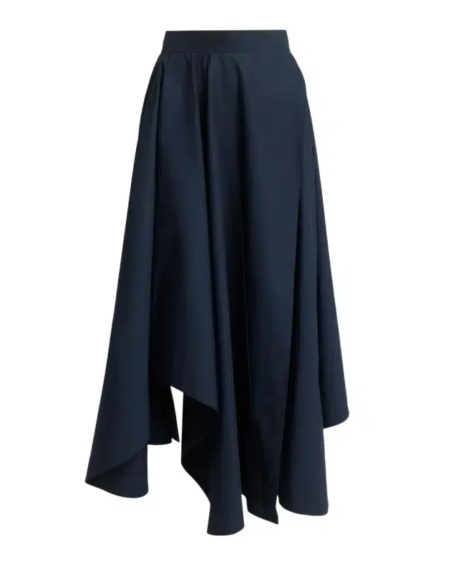 Givenchy Asymmetric Handkerchief Midi Flare Skirt