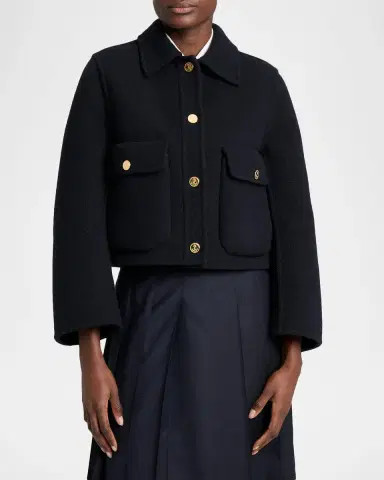 Thom Browne Brushed Wool Single-Breasted Jacket | Thumbnail 4