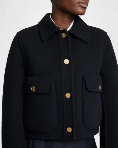 Thom Browne Brushed Wool Single-Breasted Jacket | Thumbnail 5