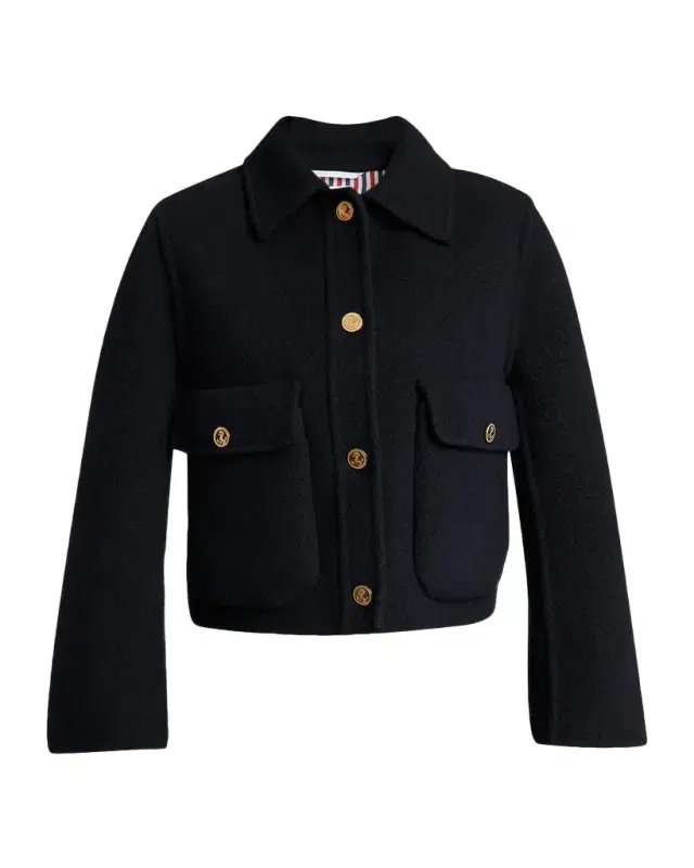 Thom Browne Brushed Wool Single-Breasted Jacket