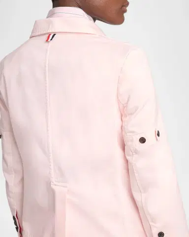 Thom Browne Single-Breasted Denim Shrunken Sport Coat | Thumbnail 5 Thom Browne Single-Breasted Denim Shrunken Sport Coat | Thumbnail 5
