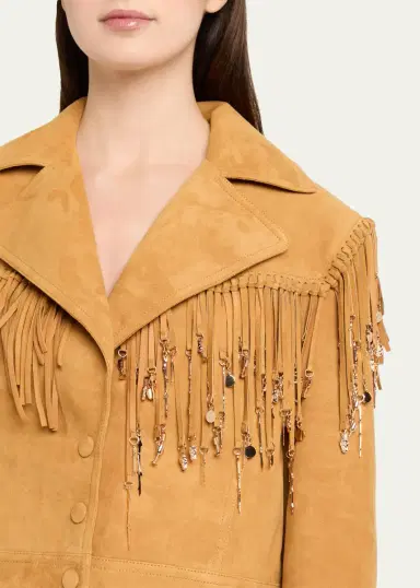 Gabriela Hearst Azra Charms and Fringe Suede Jacket | Thumbnail 5 Gabriela Hearst Azra Charms and Fringe Suede Jacket | Thumbnail 5