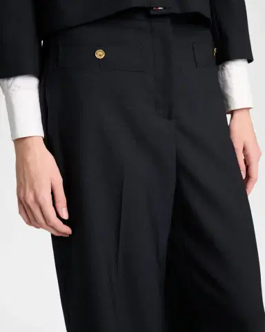 Thom Browne Wool Cardigan-Style Pocket Trousers | Thumbnail 4 Thom Browne Wool Cardigan-Style Pocket Trousers | Thumbnail 4