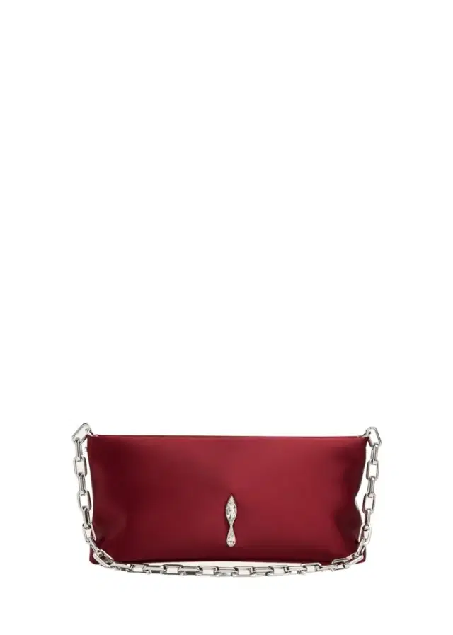 Christian Louboutin Maykimay Satin Top-Handle Bag