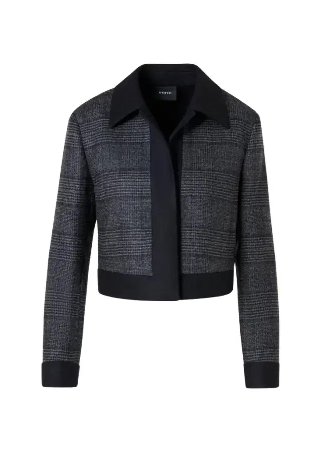 Akris Lewitt Prince of Whales Wool Short Jacket