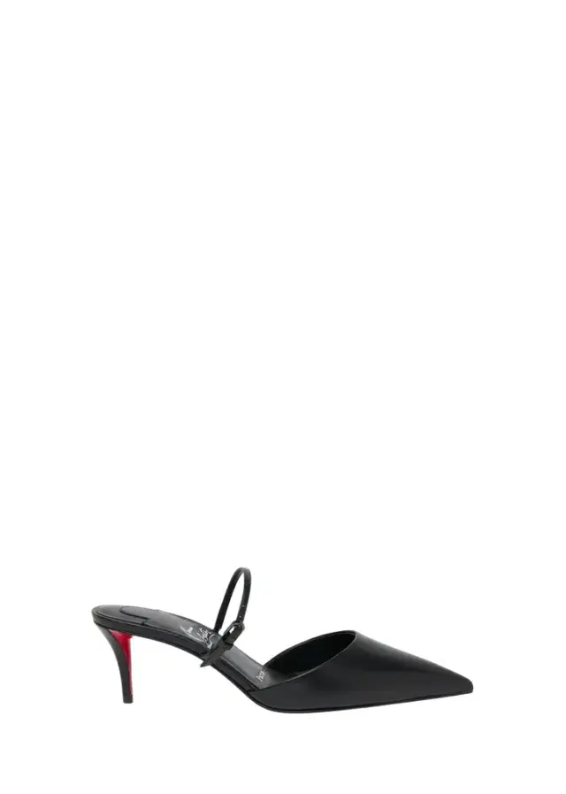 Christian Louboutin 60mm Milena Leather Mule Pumps