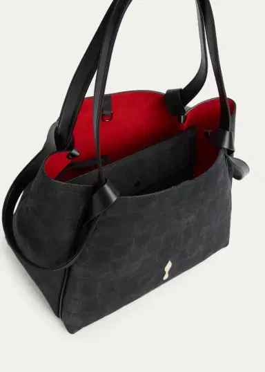Christian Louboutin Bettina Small Croc-Embossed Suede Tote Bag | Thumbnail 3 Christian Louboutin Bettina Small Croc-Embossed Suede Tote Bag | Thumbnail 3