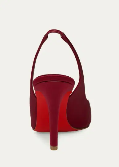 Christian Louboutin 85mm Fanny Love Satin Slingback Pumps | Thumbnail 2 Christian Louboutin 85mm Fanny Love Satin Slingback Pumps | Thumbnail 2