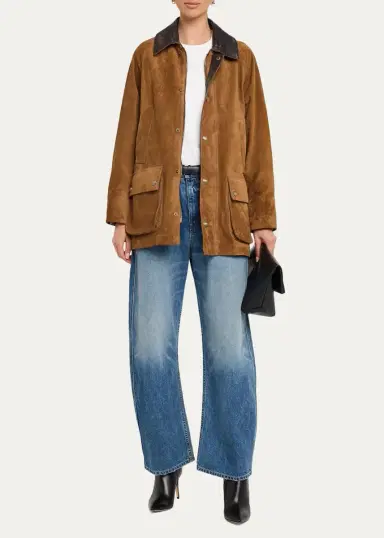 Nili Lotan Kedem Suede Parka Jacket | Thumbnail 2 Nili Lotan Kedem Suede Parka Jacket | Thumbnail 2