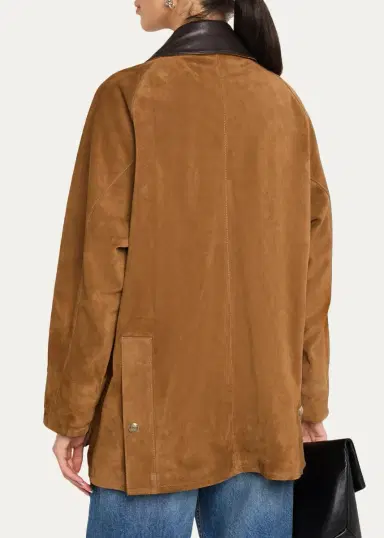 Nili Lotan Kedem Suede Parka Jacket | Thumbnail 3 Nili Lotan Kedem Suede Parka Jacket | Thumbnail 3