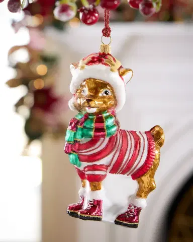 Exclusive Baby Reindeer in Sweater Christmas Ornament | Thumbnail 1