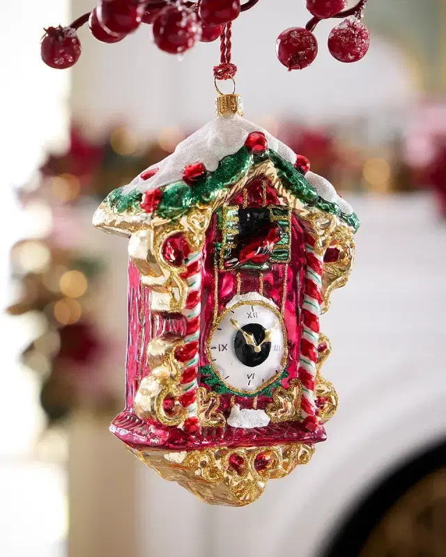 Exclusive Cuckoo Clock Christmas Ornament