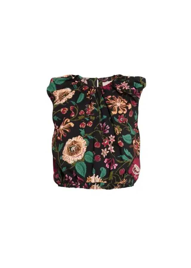 Ulla Johnson Gracie Floral Sleeveless Crop Top