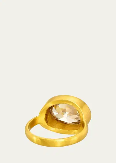 DARIUS One-of-a-Kind 18K Orange-Brown Diamond Ziggurat Ring | Thumbnail 3