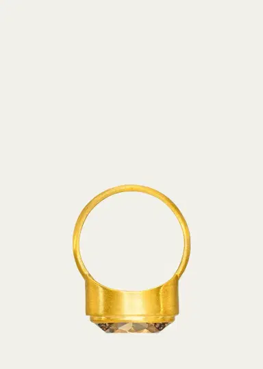 DARIUS One-of-a-Kind 18K Orange-Brown Diamond Ziggurat Ring | Thumbnail 4