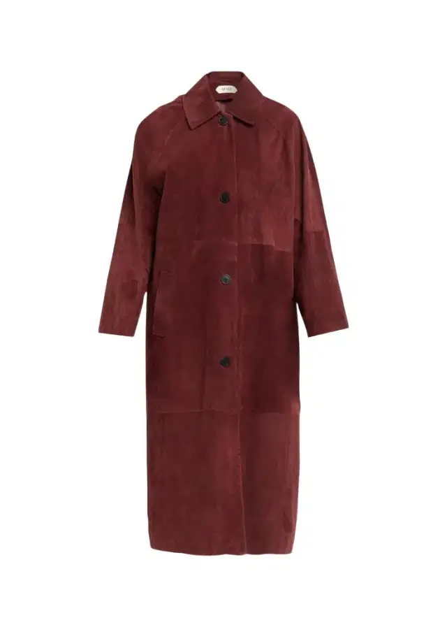 ARMA Judy Button-Front Suede Coat