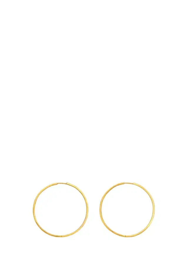 DARIUS 18K Fairy Hoop Earrings, 36mm