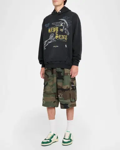 Nahmias Floral-Appliqué Camo Cargo Shorts | Thumbnail 2
