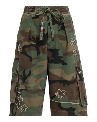 Nahmias Floral-Appliqué Camo Cargo Shorts | Thumbnail 1
