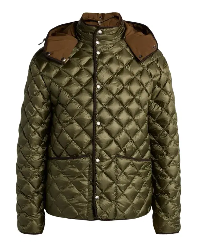 Moncler Men's Venserre Quilted Nylon Down Jacket