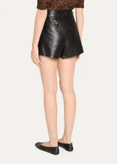 Frame The Leather Structural Shorts | Thumbnail 3 Frame The Leather Structural Shorts | Thumbnail 3