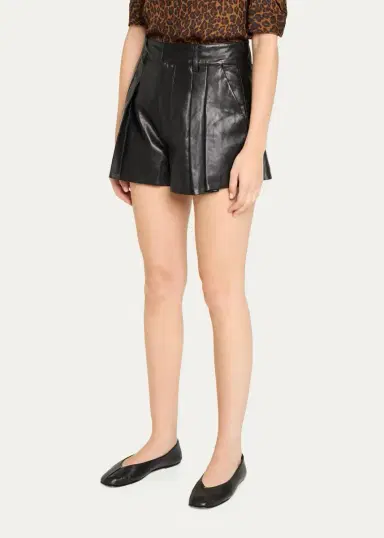 Frame The Leather Structural Shorts | Thumbnail 4 Frame The Leather Structural Shorts | Thumbnail 4