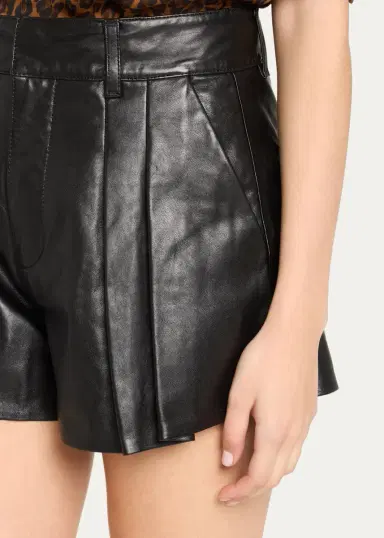 Frame The Leather Structural Shorts | Thumbnail 5 Frame The Leather Structural Shorts | Thumbnail 5
