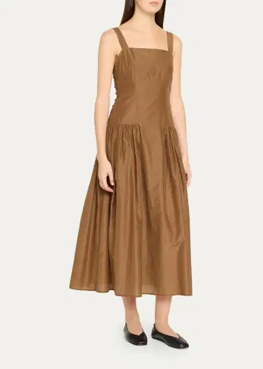 Frame The Garden Midi Dress | Thumbnail 4 Frame The Garden Midi Dress | Thumbnail 4
