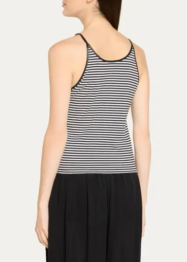 Frame The Leather-Trim Tank Top | Thumbnail 3 Frame The Leather-Trim Tank Top | Thumbnail 3