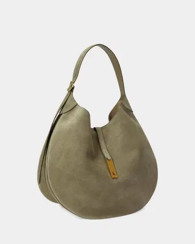 Polo Ralph Lauren Polo ID Large Suede Shoulder Bag | Thumbnail 7 Polo Ralph Lauren Polo ID Large Suede Shoulder Bag | Thumbnail 7