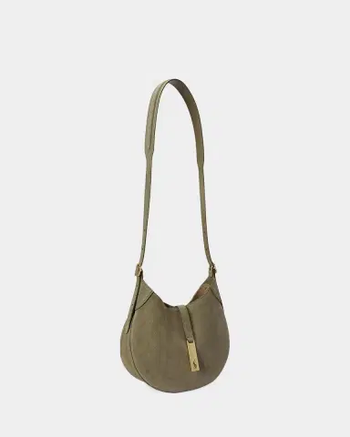 Polo Ralph Lauren Polo ID Small Suede Shoulder Bag | Thumbnail 7 Polo Ralph Lauren Polo ID Small Suede Shoulder Bag | Thumbnail 7