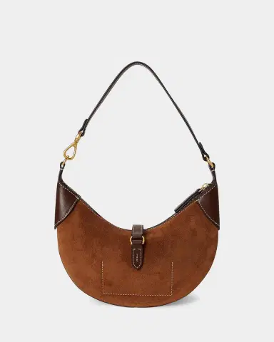 Polo Ralph Lauren Polo ID Mini Suede Shoulder Bag | Thumbnail 2 Polo Ralph Lauren Polo ID Mini Suede Shoulder Bag | Thumbnail 2