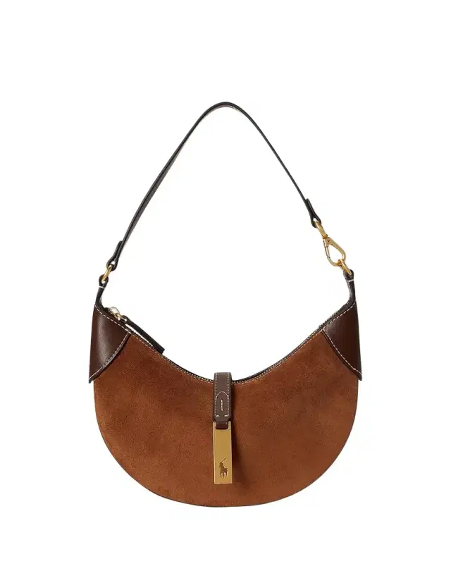 Polo Ralph Lauren Polo ID Mini Suede Shoulder Bag