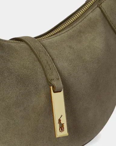 Polo Ralph Lauren Polo ID Mini Suede Shoulder Bag | Thumbnail 6 Polo Ralph Lauren Polo ID Mini Suede Shoulder Bag | Thumbnail 6
