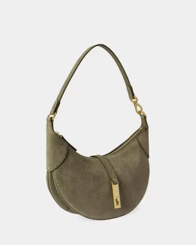 Polo Ralph Lauren Polo ID Mini Suede Shoulder Bag | Thumbnail 7 Polo Ralph Lauren Polo ID Mini Suede Shoulder Bag | Thumbnail 7