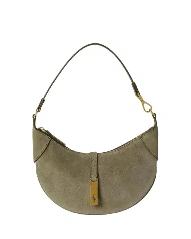 Polo Ralph Lauren Polo ID Mini Suede Shoulder Bag | Thumbnail 1 Polo Ralph Lauren Polo ID Mini Suede Shoulder Bag | Thumbnail 1