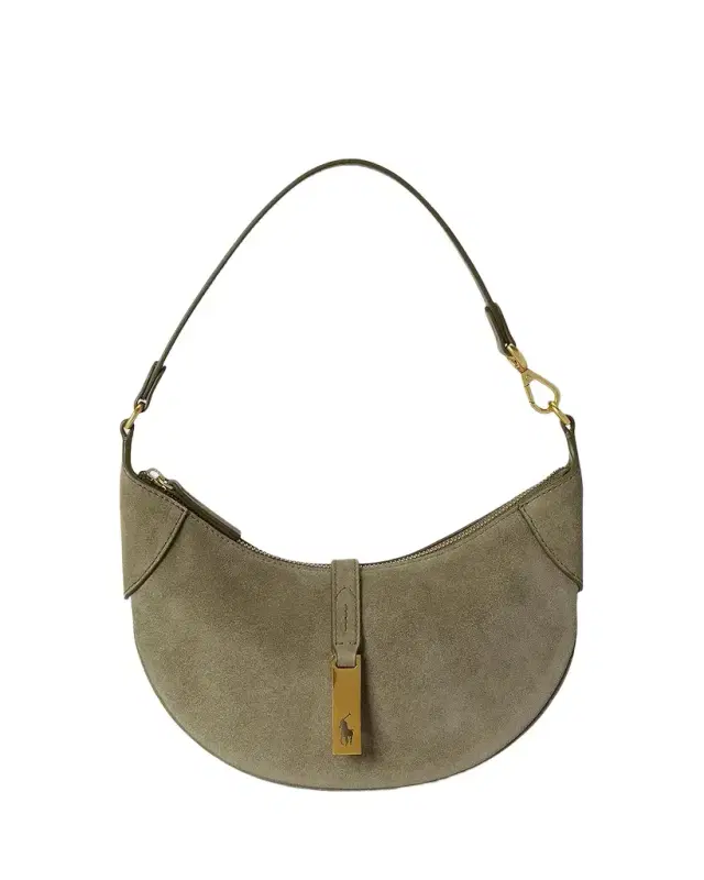 Polo Ralph Lauren Polo ID Mini Suede Shoulder Bag