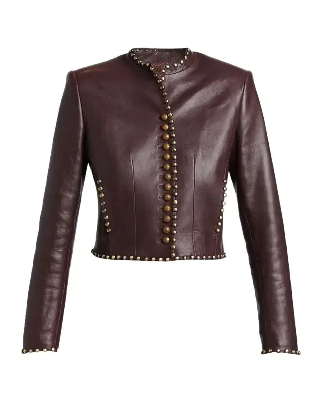Etro Studded Leather Jacket