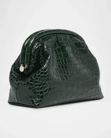 Stella McCartney Falabella Croc-Embossed Clutch | Thumbnail 3 Stella McCartney Falabella Croc-Embossed Clutch | Thumbnail 3