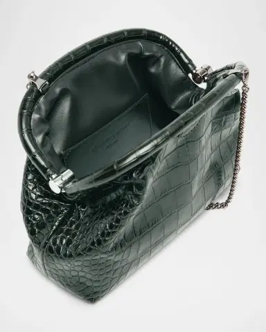 Stella McCartney Falabella Croc-Embossed Clutch | Thumbnail 4 Stella McCartney Falabella Croc-Embossed Clutch | Thumbnail 4