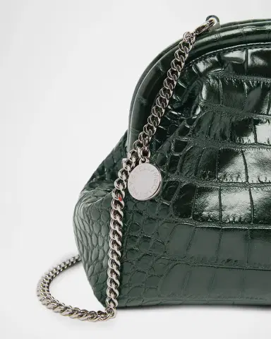 Stella McCartney Falabella Croc-Embossed Clutch | Thumbnail 6 Stella McCartney Falabella Croc-Embossed Clutch | Thumbnail 6