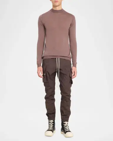 Rick Owens en's erino Wool Crewneck Sweater | Thumbnail 2