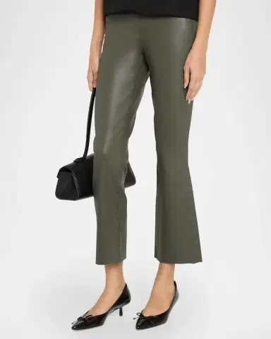 L'Agence Kendra High-Rise Coated Crop Flare Jeans | Thumbnail 4 L'Agence Kendra High-Rise Coated Crop Flare Jeans | Thumbnail 4