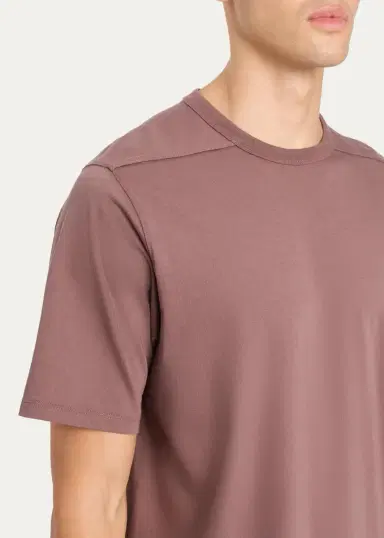 Rick Owens Men's Cotton Jersey Crewneck T-Shirt | Thumbnail 5