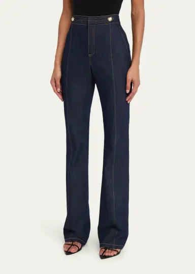 Cinq à Sept Abbot High-Rise Flared Jeans | Thumbnail 4