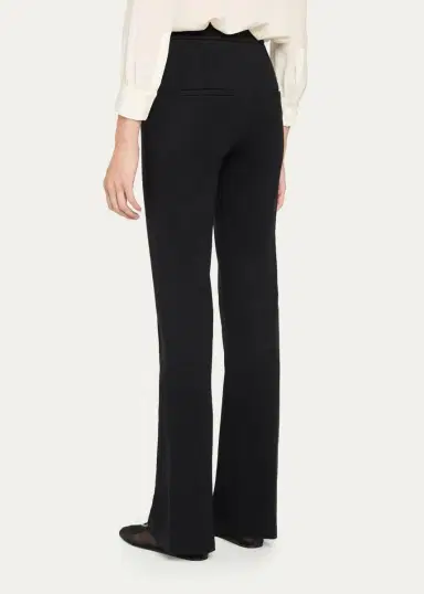 Veronica Beard Gracie Zip-Back Bootcut Pants | Thumbnail 3