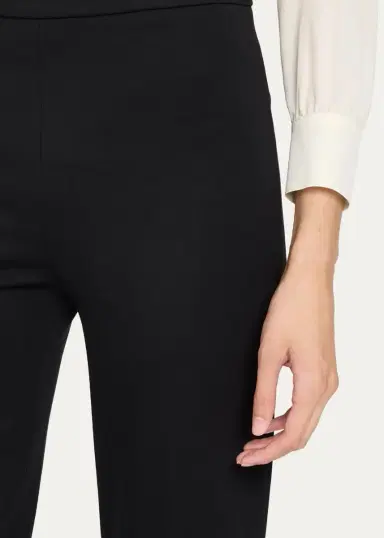 Veronica Beard Gracie Zip-Back Bootcut Pants | Thumbnail 5